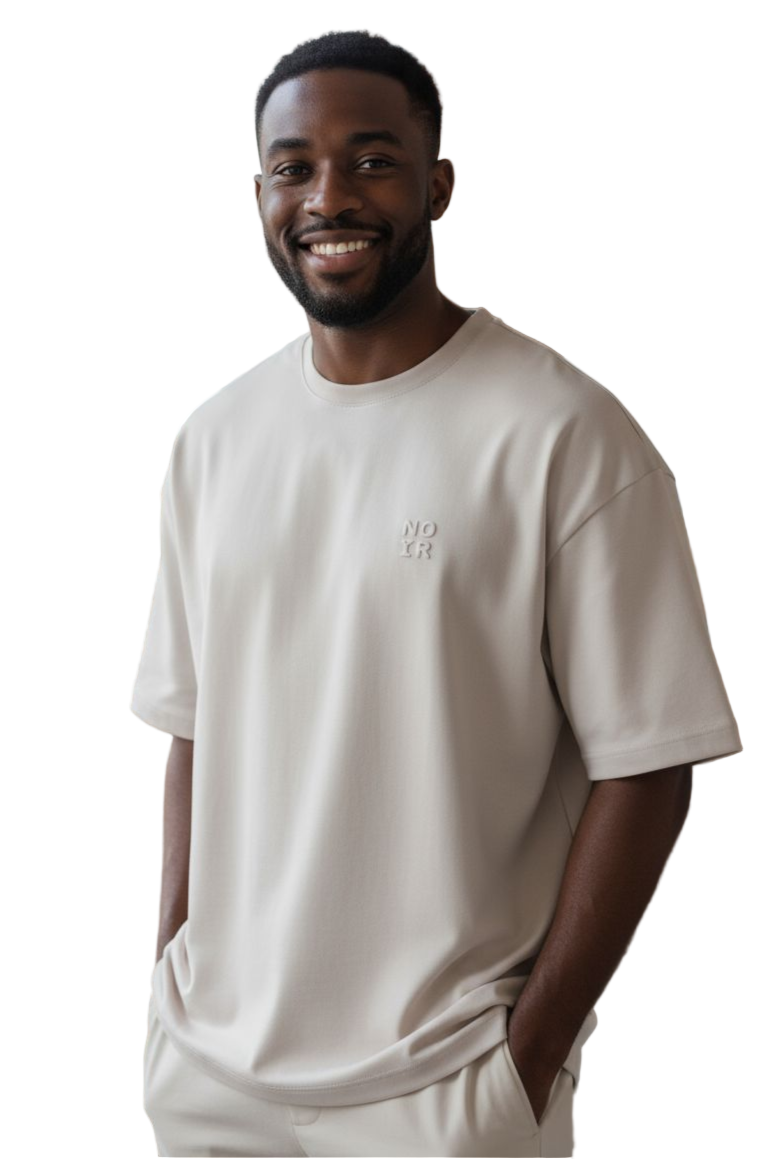 UNIKS NOIR T-SHIRT & SHORT SET